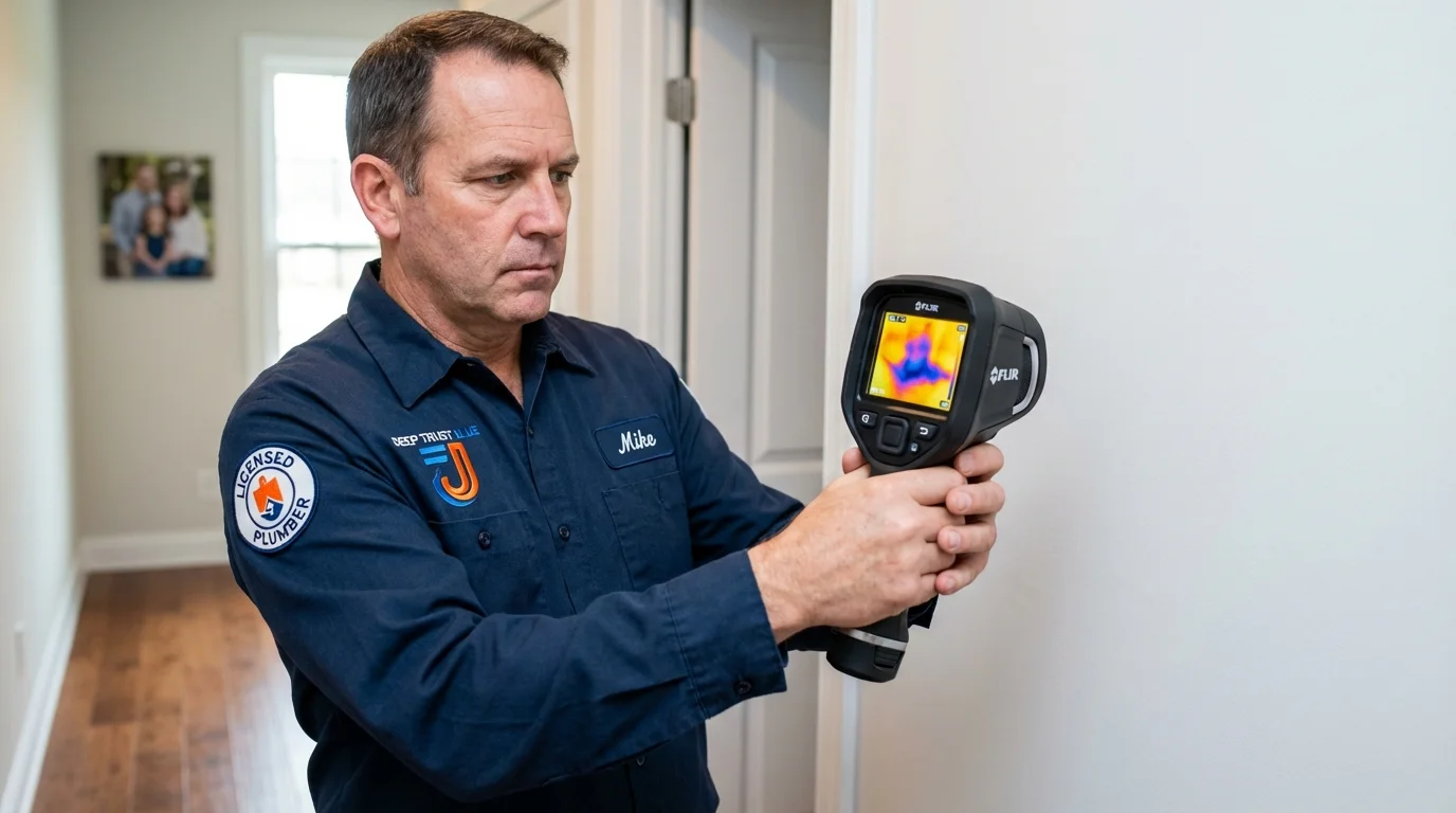 Thermal imaging leak detection by Johns Plumbing LLC in Gilbert